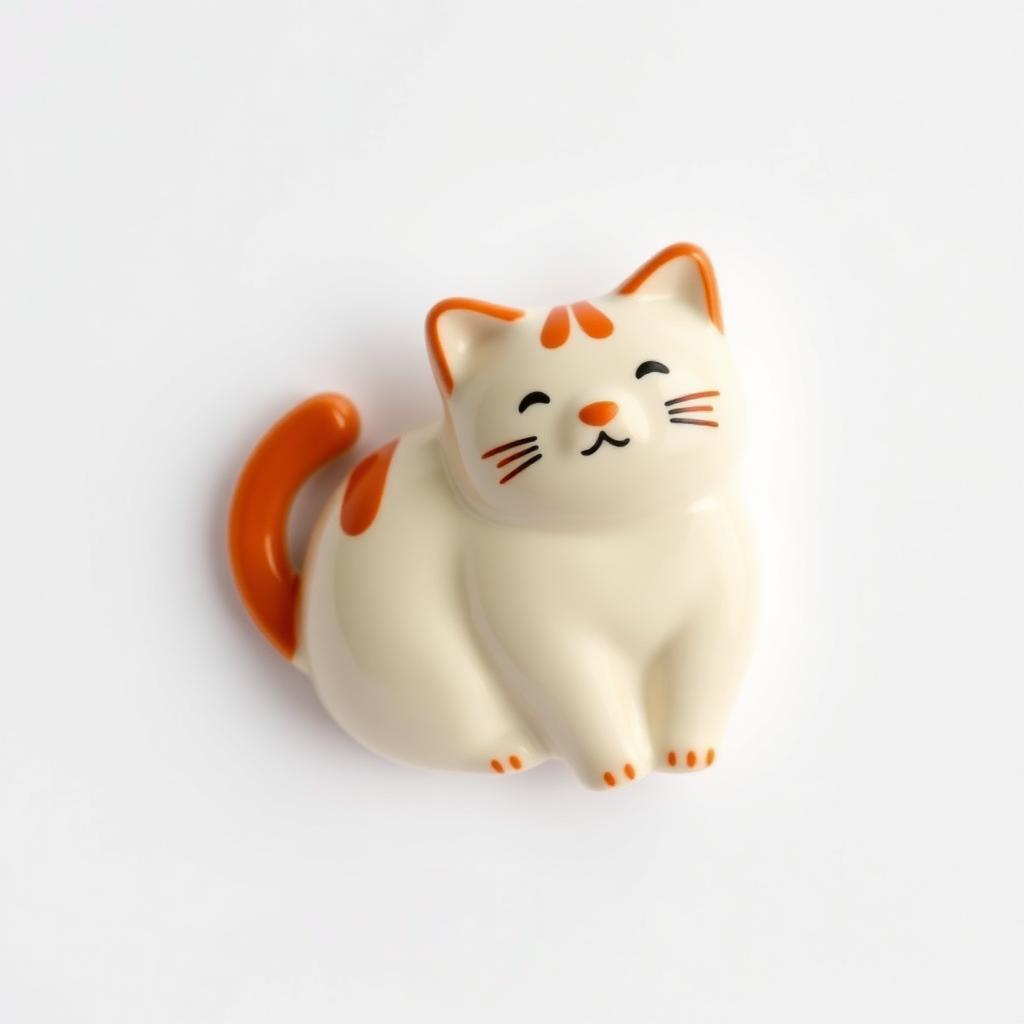 Cat Loaf Ceramic Magnet