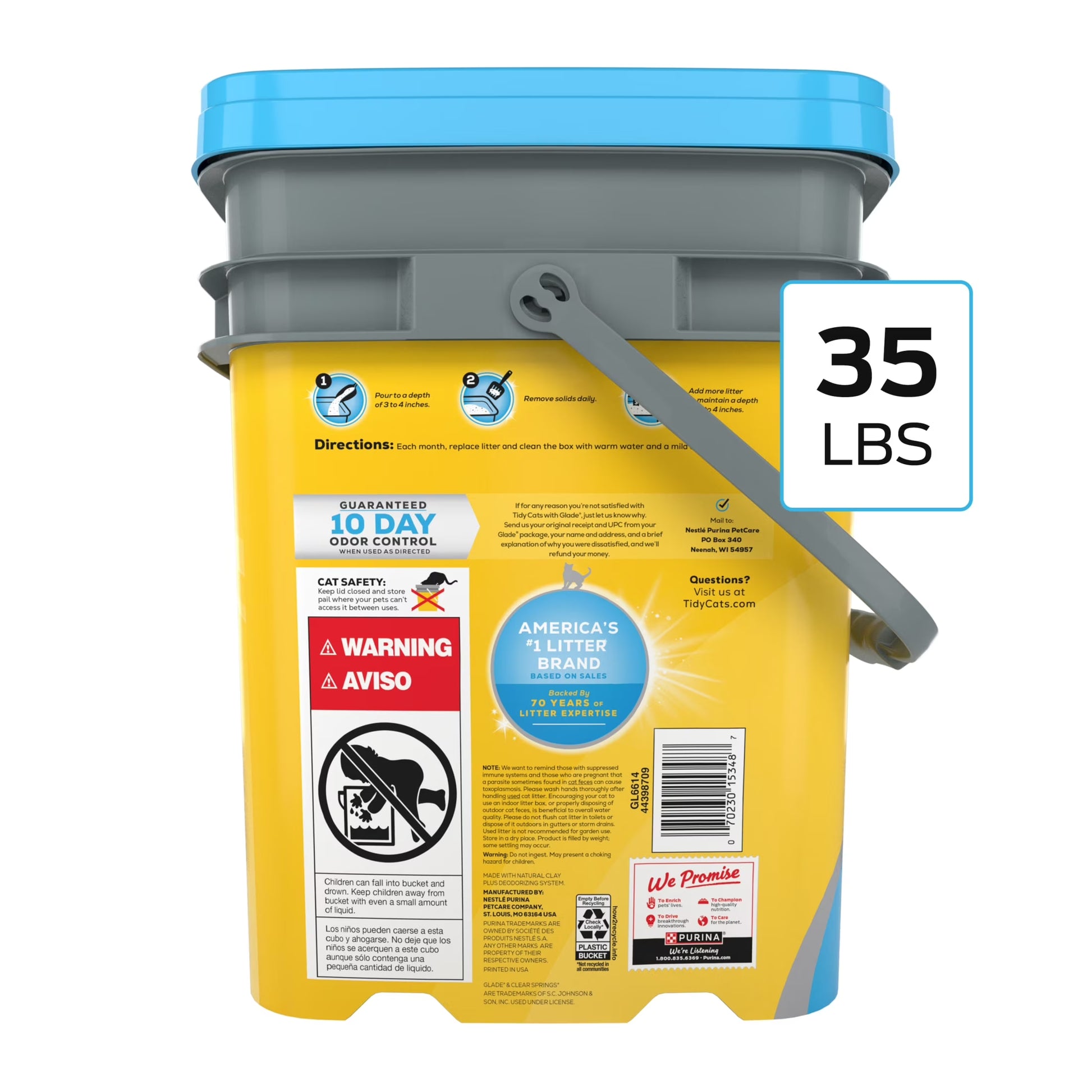 Purina  with Glade Clear Springs Scented, Odor Control, Clumping Multi-Cat Litter