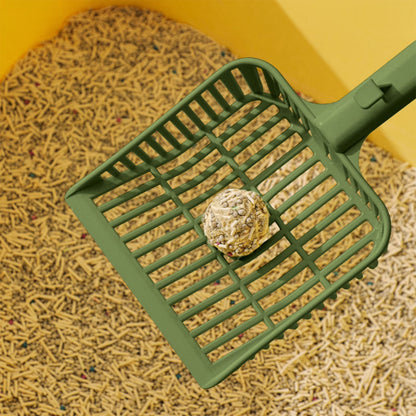 Vqpeo Cat Scooper for Litter Box, Cat Litter Scoop, Kitty Litter Scoop, Cat Poop Collector, Small Holes Big Size Scooper
