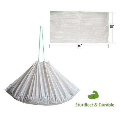 Cat Litter Box Liners, Drawstring Litter Liner Bag, Extra Large, 2 Pack