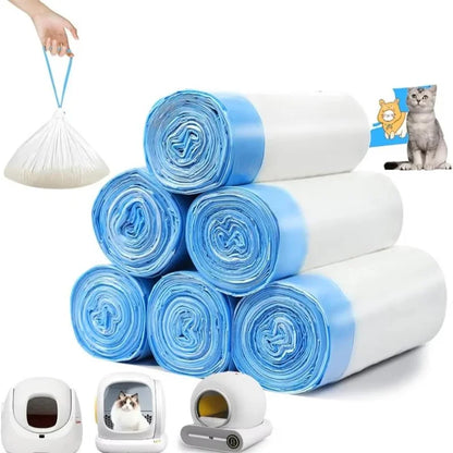 90 Count Cat Litter Bags Cat Litter Bags for Home Extra-Thick Cat Litter Box Liners