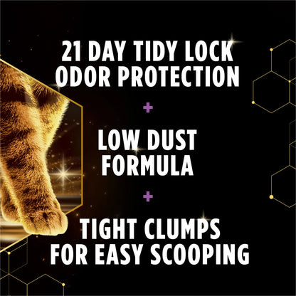 Purina  Performance plus Tidy Feet Low Tracking Cat Litter, Clean Linen Scent, 35 Lb Pail