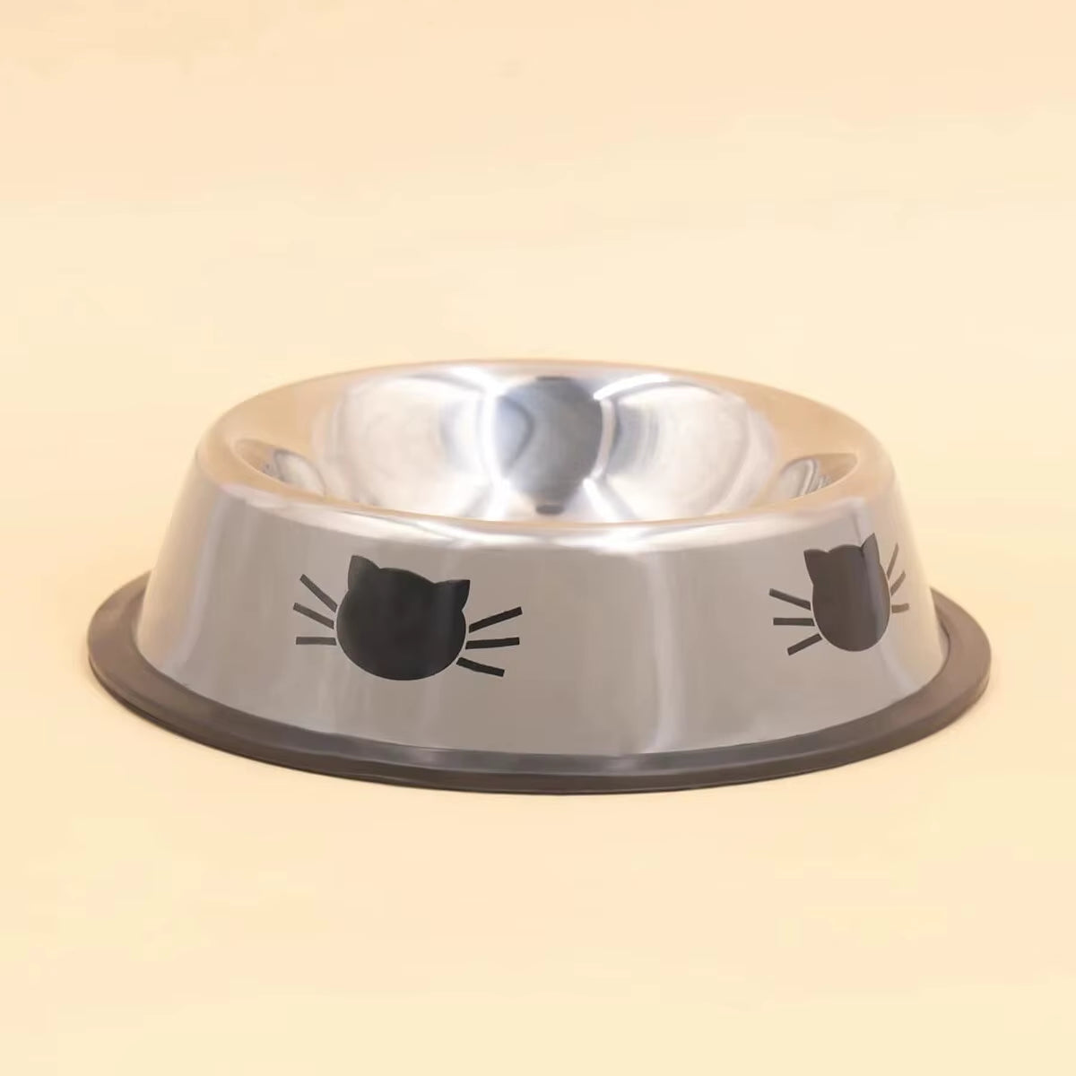 Supet Dog Cat Bowl, Dog Water Bowl with Non-Slip Rubber Base, Metal Insulated Stainless Steel Cat Bowls, Double Wall Cat Bowl