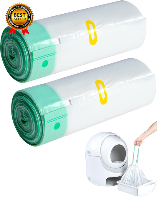 40 Count Cat Litter Box Liners for Automatic Cat Litter Box and Litter-Robot 4/3
