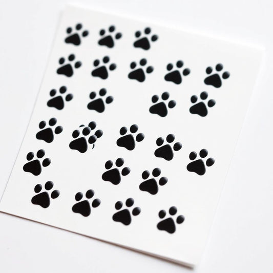 Paw Print Mini Sticker Pack