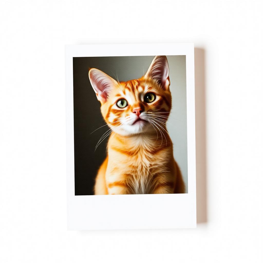 Tabby Cat Photo Magnet